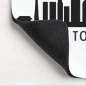 Japan Stadsgezicht Reizen | Silhouet van de luchtl Muismat (Hoek)