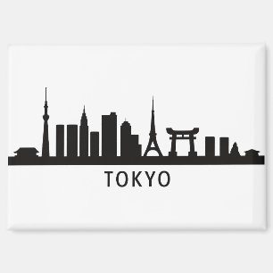 Japan Stadsgezicht Reizen   Tokio Silhouet van de  Magneet
