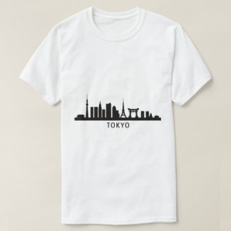 Japan Stadsgezicht Reizen | Tokio Silhouet van de T-shirt