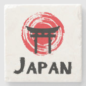 Japan Stenen Onderzetter (Voorkant)