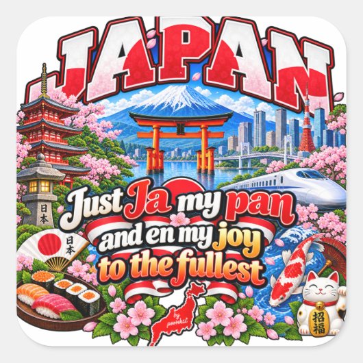 Japan sticker (Voorkant)