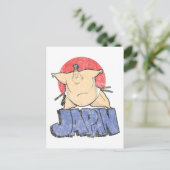 Japan Sumo Briefkaart (Staand voorkant)