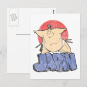 Japan Sumo Briefkaart (Voorkant / Achterkant)