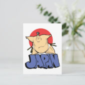 Japan Sumo Briefkaart (Staand voorkant)