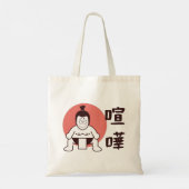 Japan Sumo, Tokio - Traditionele Japanse top Tote Bag (Achterkant)