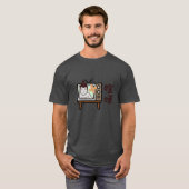 Japan Sumo Tokyo - FIGHTO!!!! ft. retro  TV T-shirt (Voorkant volledig)