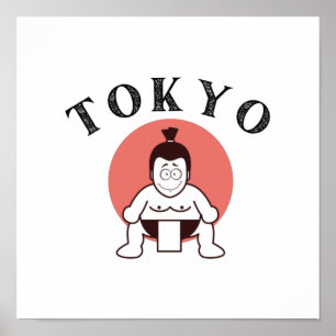 Japan Sumo Tokyo - Zoon van de zon Poster