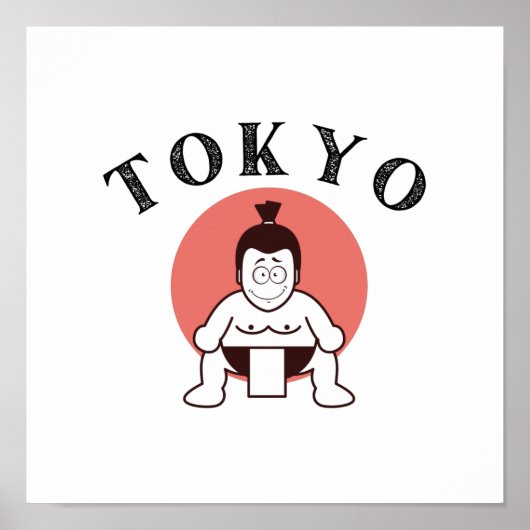 Japan Sumo Tokyo - Zoon van de zon Poster (Voorkant)