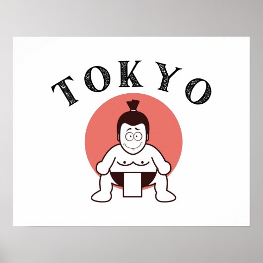 Japan Sumo Tokyo - Zoon van de zon Poster (Voorkant)