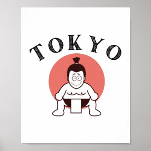 Japan Sumo Tokyo - Zoon van de zon Poster