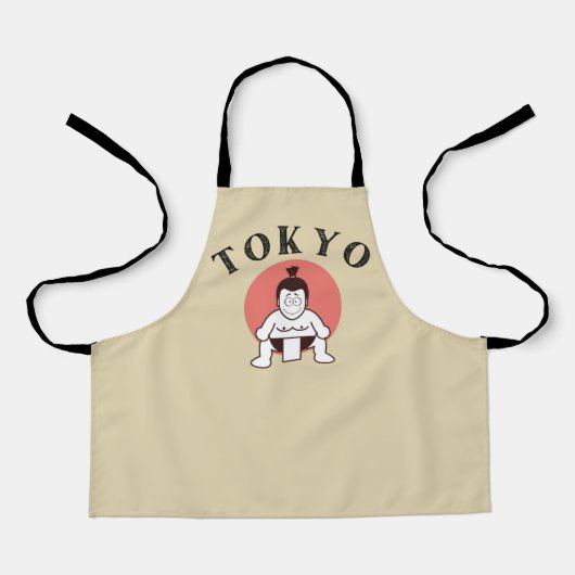 Japan Sumo Tokyo - Zoon van de zon Schort (Voorkant)