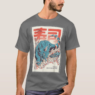 Japan Sushi Dinosaur Triceratops Japans voedsel An T-shirt