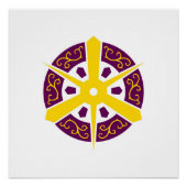 Japan-symbool van de prefectuur Kyoto Perfect Poster (Voorkant)