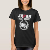 Japan Table Tennis   Japanese Ping Pong Team Suppo T-shirt (Voorkant)