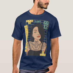 Japan Tattoo Tattoed Gamer Girl Anime Gaming WASD T-shirt