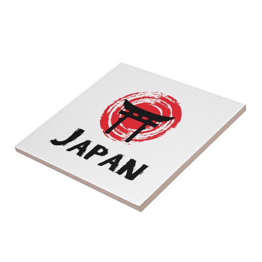 Japan Tegeltje (Zijkant)