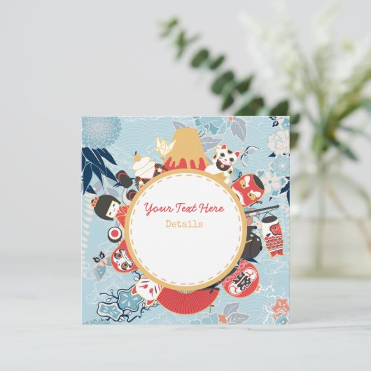 Japan Thema Save The Date (Staand voorkant)