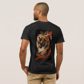 Japan Tiger Art Shirt - Ga je weglopen? (Achterkant volledig)