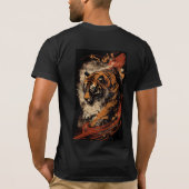 Japan Tiger Art Shirt - Ga je weglopen? (Achterkant)