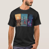 Japan Tijdlijn Triptiek T-shirt (Voorkant)