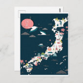 Japan toeristische kaart (Voorkant / Achterkant)