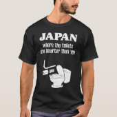 Japan Toilet Japans Souvenir Smart High Tech Toi T-shirt (Voorkant)