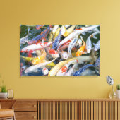 Japan, Tokio, close-up zwemvissen Canvas Afdruk (Insitu (Woonkamer))