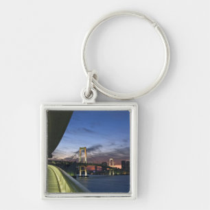 Japan. Tokio. Regenboogbrug in de Baai van Tokio. Sleutelhanger