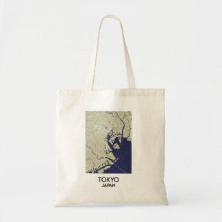 Japan Tokio stadskaart Tote Bag