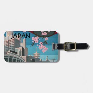 Japan Tokyo Antieke Japanse Reisposter Bagagelabel