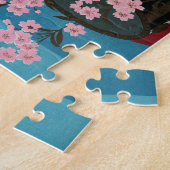 Japan Tokyo Antieke Japanse Reisposter Legpuzzel (Zijkant)