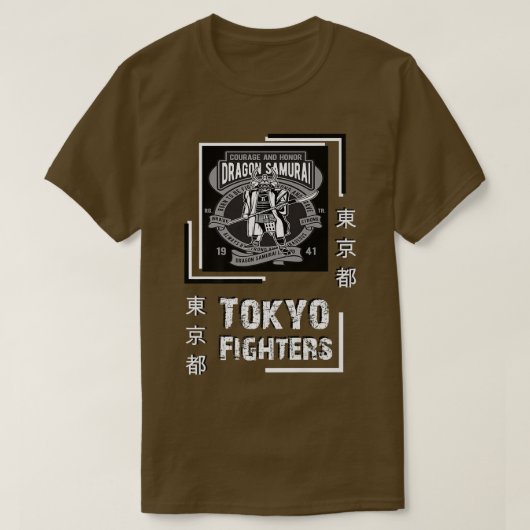 Japan Tokyo Fighter Style Samurai Warrior Top  (2) (Design voorkant)