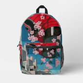 Japan Tokyo Japans reisposter Bedrukte Rugzak (Voorkant)