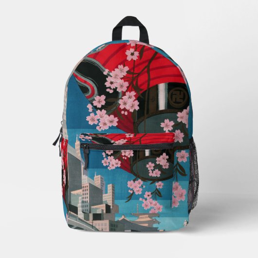 Japan Tokyo Japans reisposter Bedrukte Rugzak (Voorkant)