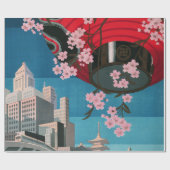 Japan Tokyo  Japans reisposter Cadeaupapier (Vlak)