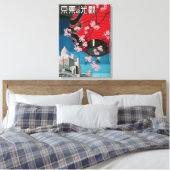 Japan Tokyo  Japans reisposter Canvas Afdruk (Insitu (Slaapkamer))