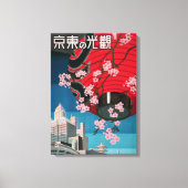 Japan Tokyo  Japans reisposter Canvas Afdruk (Voorkant)
