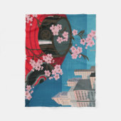 Japan Tokyo  Japans reisposter Fleece Deken (Voorkant)
