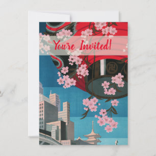 Japan Tokyo  Japans reisposter Kaart