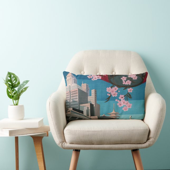 Japan Tokyo  Japans reisposter Kussen (Stoel)