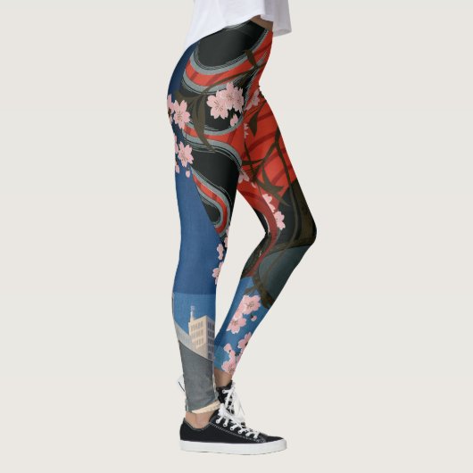 Japan Tokyo Japans reisposter Leggings (Rechts)