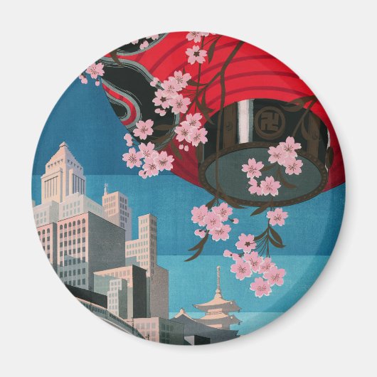 Japan Tokyo  Japans reisposter Magneet (Voorkant)