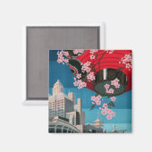 Japan Tokyo  Japans reisposter Magneet (Voorkant / Achterkant)