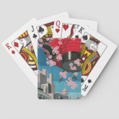 Japan Tokyo  Japans reisposter Pokerkaarten (Achterkant)