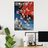 Japan Tokyo  Japans reisposter Poster (Thuiskantoor)