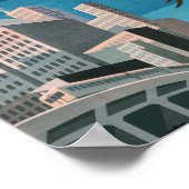 Japan Tokyo Japans reisposter Poster (Hoek)