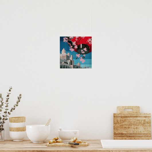 Japan Tokyo  Japans reisposter Poster (Keuken)