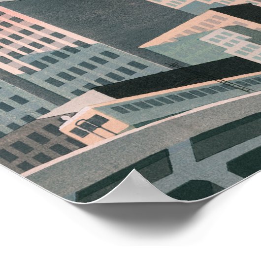 Japan Tokyo  Japans reisposter Poster (Hoek)