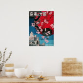 Japan Tokyo Japans reisposter Poster (Keuken)