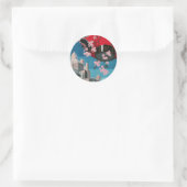 Japan Tokyo Japans reisposter Ronde Sticker (Tas)